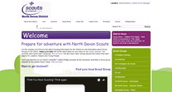 Desktop Screenshot of northdevonscouts.org